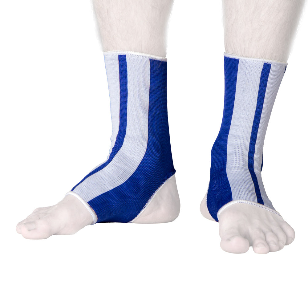 Chevillère Fighter bleu/blanc - FAS-07 - Fighter Sport