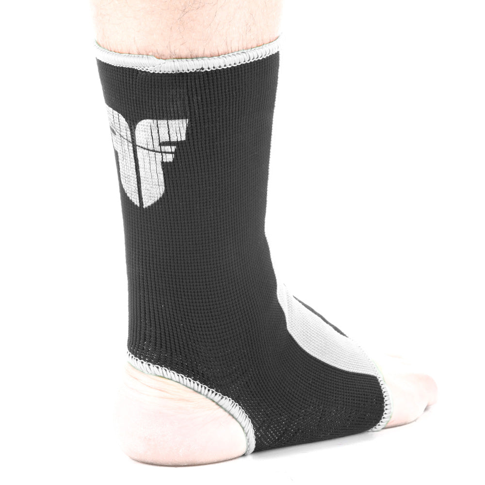 Chevillère Fighter noir/blanc - FAS-01 - Fighter Sport