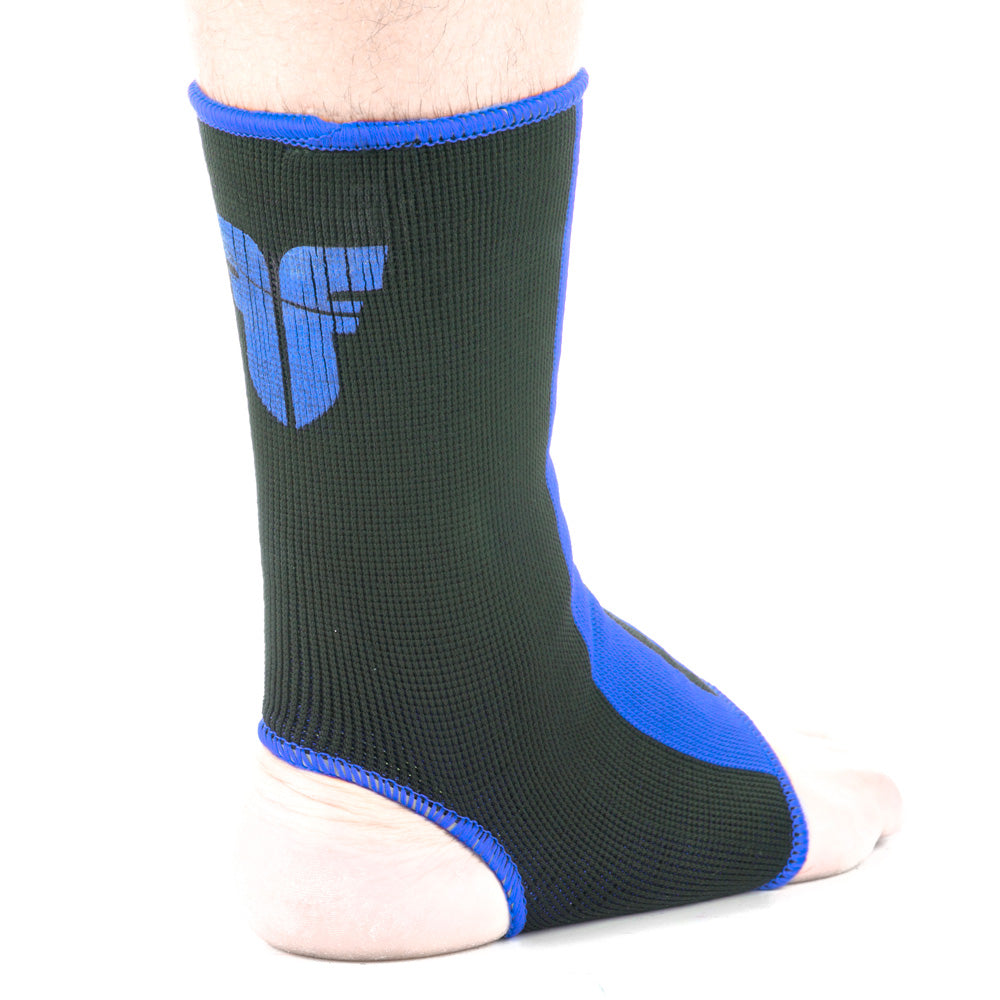 Chevillère Fighter noir/bleu - FAS-06 - Fighter Sport