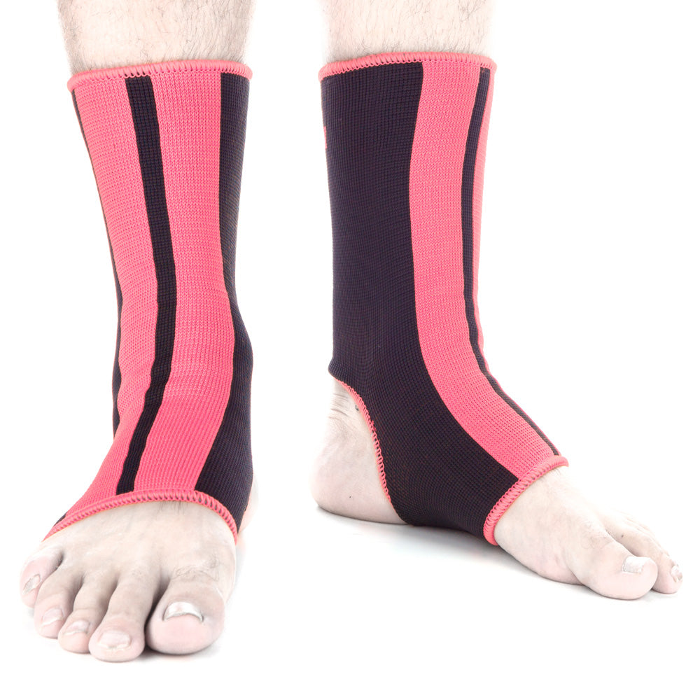 Chevillère Fighter noir/rose - FAS-03 - Fighter Sport