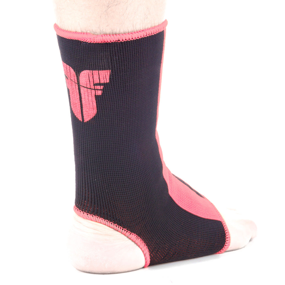 Chevillère Fighter noir/rose - FAS-03 - Fighter Sport