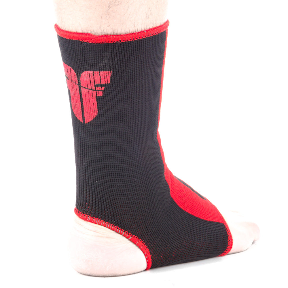 Chevillère Fighter noir/rouge - FAS-04 - Fighter Sport