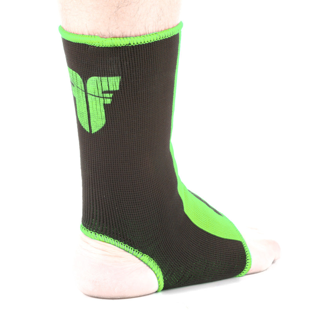 Chevillère Fighter noir/vert - FAS-05 - Fighter Sport