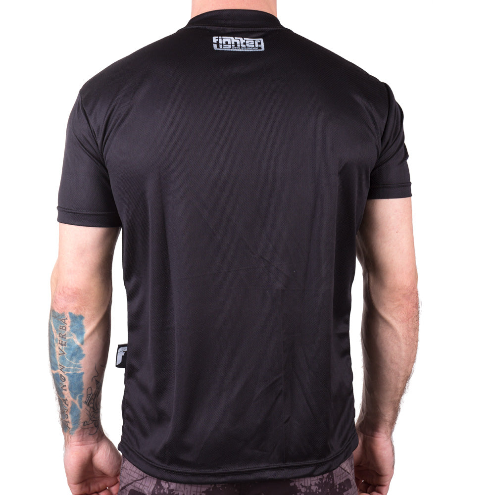 T-shirt d'entraînement Fighter noir - FTSC-01 - Fighter Sport