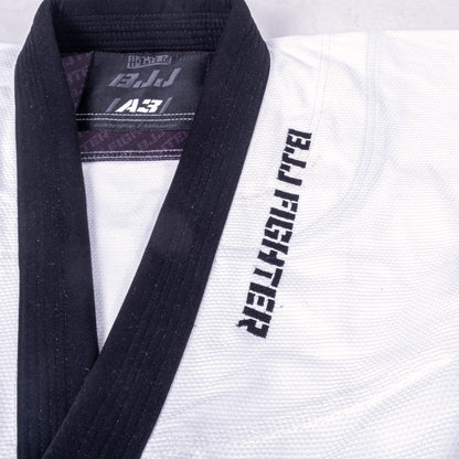 Kimono JJB Fighter blanc - BJJU-0102 - Fighter Sport