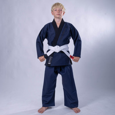 Kimono JJB Fighter bleu - BJJU-0402 - Fighter Sport
