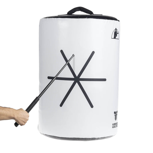 Bâton de combat SCUTUM Shield 2 en 1 - blanc