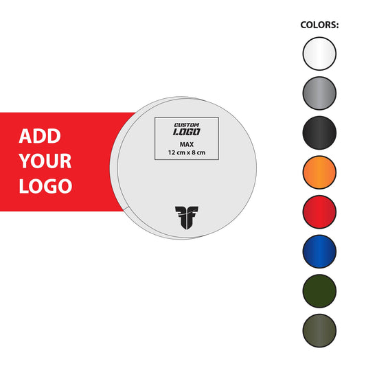Petit bouclier rond de combattant - Logo personnalisé