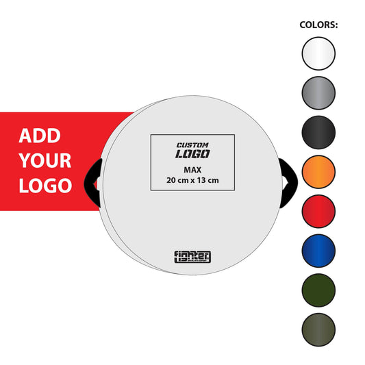 Bouclier rond de combattant - Logo personnalisé