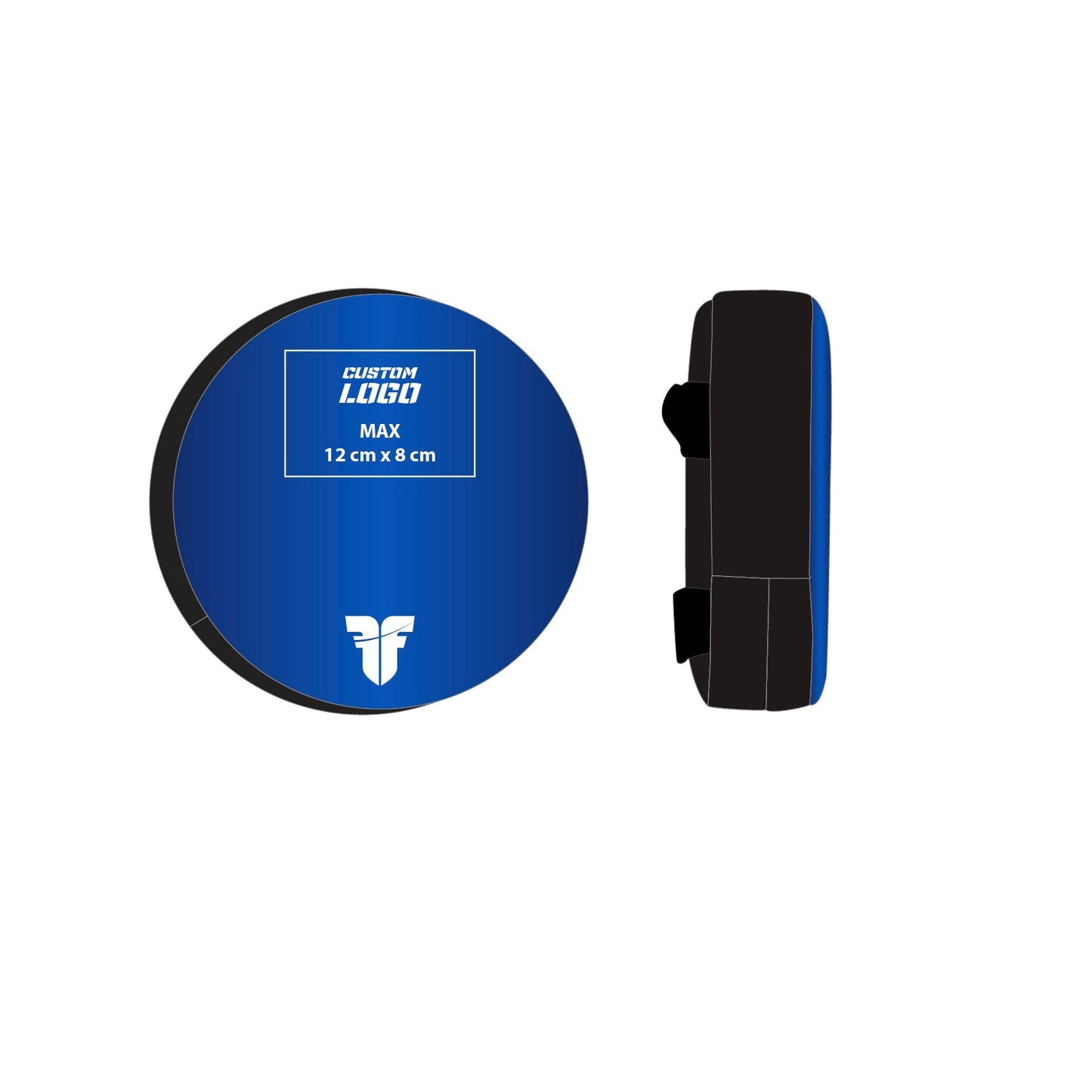 Petit bouclier rond de combattant - Logo personnalisé