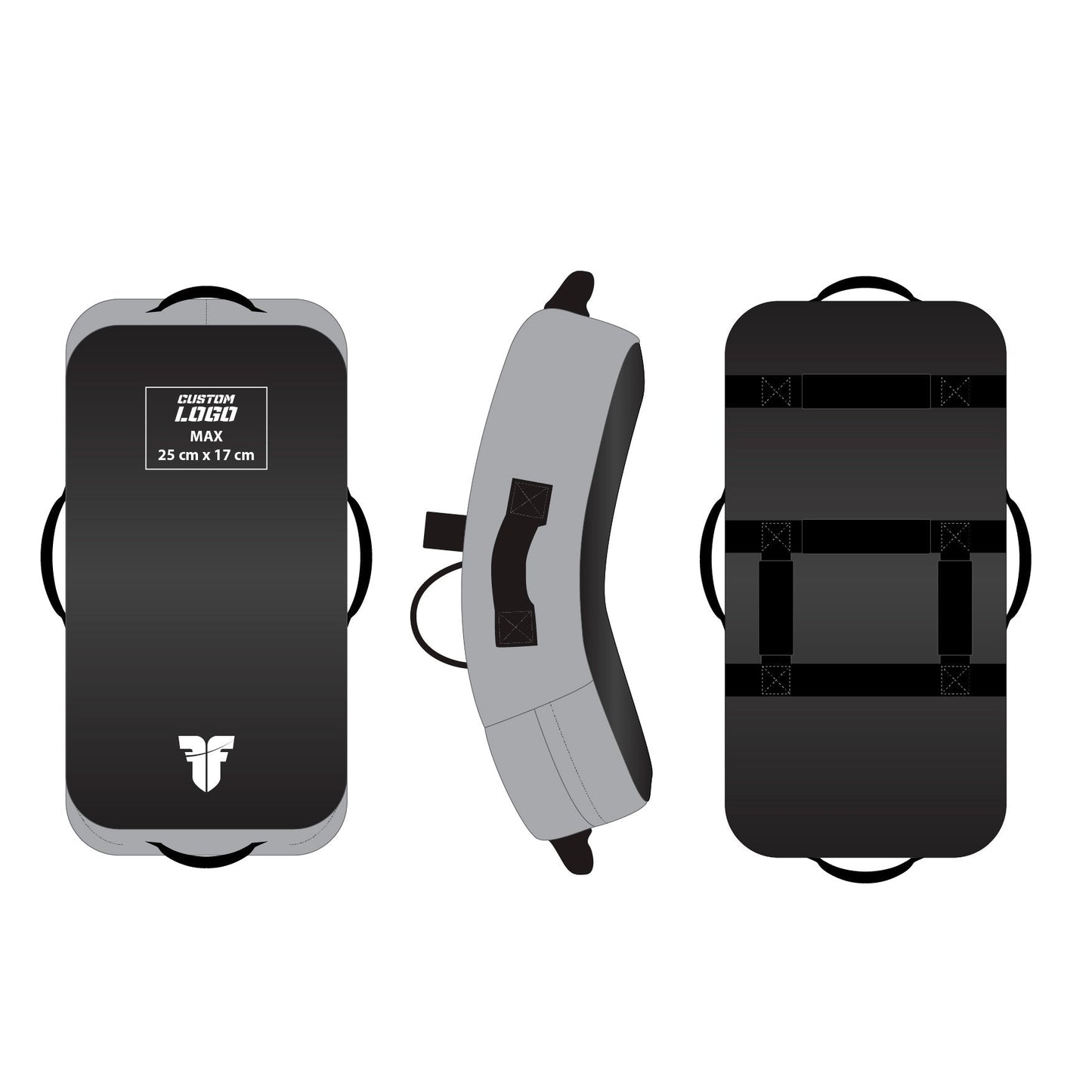Bouclier de combat - MULTI GRIP - Logo personnalisé