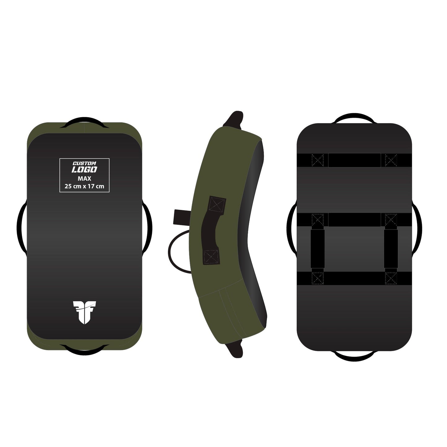 Bouclier de combat - MULTI GRIP - Logo personnalisé