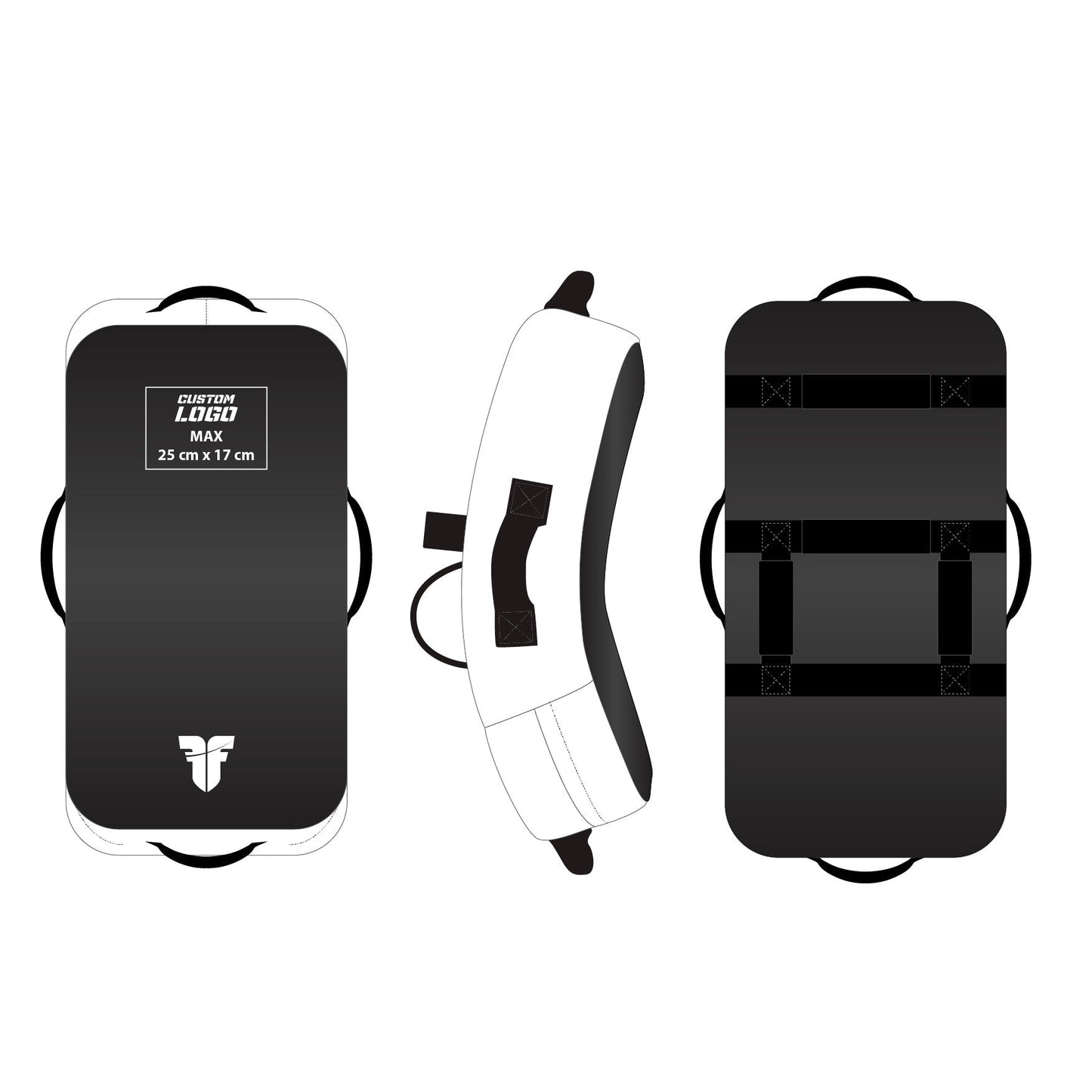 Bouclier de combat - MULTI GRIP - Logo personnalisé