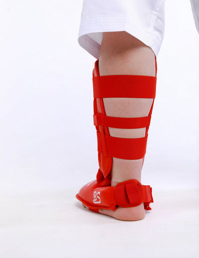 BestSport  Protège-tibia et cou-de-pied karaté