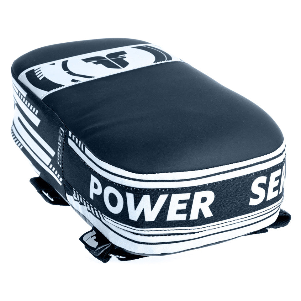 Bouclier de combat thaïlandais MAXI - Série Power - noir/blanc - Fighter Sport