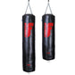 Sac de boxe Fighter Professional 150 et 180 cm, diamètre 36 cm - noir/rouge